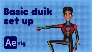 Miles Morales | Spider man | Advance Character rigging tutorial Part 2 | Basic set up | Motion rigs