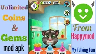 How to download my Talking Tom mod apk from happymod | Android & iOS