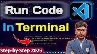 How To Run Code In Terminal In VS Code || VS Code Terminal Setting
