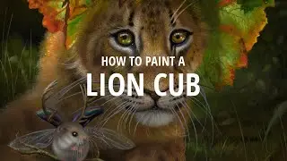 How to paint a LION CUB (From Start to Finish)