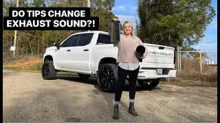 Do EXHAUST TIPS change the sound? (I cut mine off to find out)