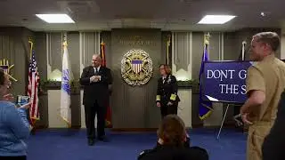 Adm. Lisa Franchetti Sworn in as 33rd CNO