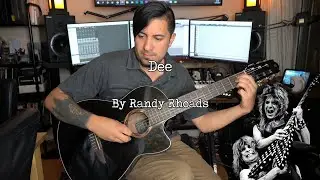 Dee by Randy Rhoads Guitar Cover