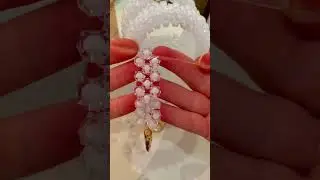 💎Как сплести ремень для сумки из бусин 🤍 