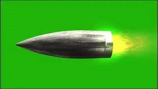 Green Screen Bullet Fire 4K Realistic Trail Explosion | Cinematic Gun Shot Animation