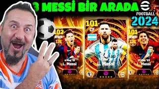 eFootball 2024 (PES 2024) 3 MESSİ BİRDEN TOP AÇILIMI! | eFootball 2024 PAKET AÇILIMI