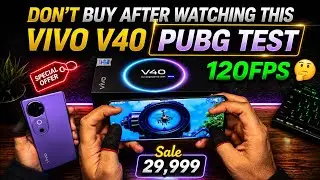 Vivo v40 BGMI Test 🔥 With fps Meter 😍 Buy or Not PUBGM