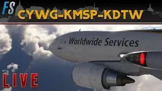 I'M STILL ALIVE!! MSFS 2020 Live || UPS OPS || Winnipeg, Minneapolis, Detroit || inbuilds A300