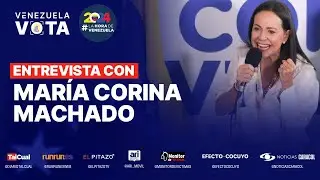 #LaHoraDeVenezuela #VenezuelaVota En EXCLUSIVA la líder opositora, María Corina Machado.
