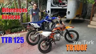 Comparativo Básico: Mini Moto ProTork TR100F e Yamaha TTR 125 