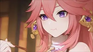 Genshin but its only characters eating...