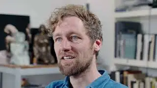 Kunstwerk Lion-Man van Daan Paans in Bibliotheek Neude