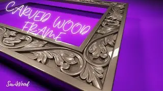 Carved Wood Frame / Резная рамка 3DModel