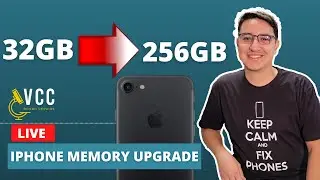iPhone 7 NAND Memory Upgrade. 32GB to 256GB. Full Process with JC P7 Programmer