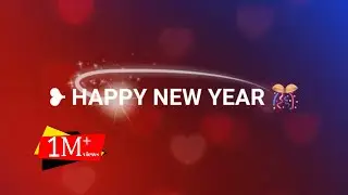 New year black screen whatsapp status / Happy New year black screen effect / new year 2021 / 4kvideo