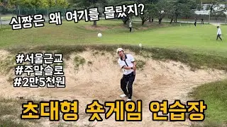 서울 근교 초대형 숏게임 연습장! 심짱은 왜 여기를 몰랐지!?