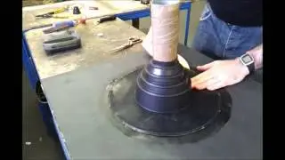 Flat Roof Pipe Flashing with Pipe Boot