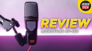 🏆 el MICROFONO mas BARATO 2021 | REVIEW MICROFONO CONDENSADOR SF666