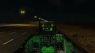 DCS F-16 | Persian Gulf | Highway - Night