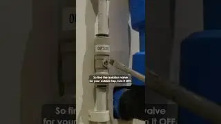 Turn off your outside tap over winter!