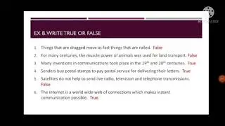 Class V, Social Studies, ch The Evolution of transport and Communication  Part 1 720p