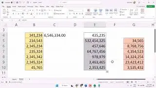 How to add automatically commas to numbers in Microsoft Excel