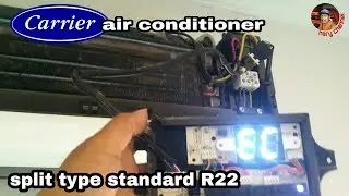 Ac carrier split type standard 1.5pk muncul kode EC