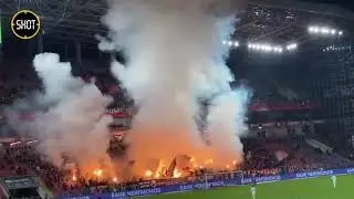 Файершоу на стадионе