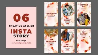 Creative Atelier Instagram Story After Effects Templates | Library of AE Templates Fashion Themes