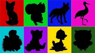 In the forest - Animals for children - Wild animals