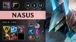 Nasus Top vs Renekton: Triple Kill, Legendary - NA Challenger Patch 14.18