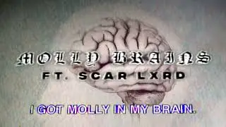 SosMula x Synthetic - MOLLY BRAINS ft. scarlxrd (Official Audio + Visualizer)