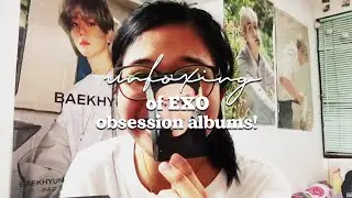 Unboxing my EXO Obsession Albums!