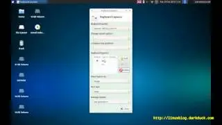 Configure keyboard layouts in Xfce desktop environment
