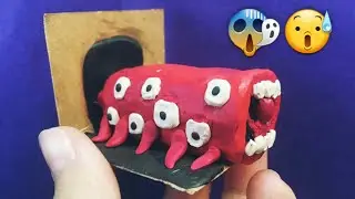 ПОЕЗД ПОЖИРАТЕЛЬ ЛЕПИМ ИЗ ПЛАСТИЛИНА | DIY