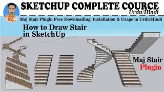 MAJ Stair- FREE Downloading, Installation & Usage  Stair Extension for SketchUp |