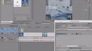 Sony Vegas 13  Как добавить либо изменить  ТЕКСТ в видеоролике.