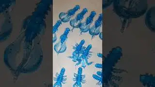цвет: огненная морковь, синий 408, лимонный uv, зелёный uv