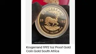 Krugerrand 1992 1oz Proof Gold Coin Gold South Africa