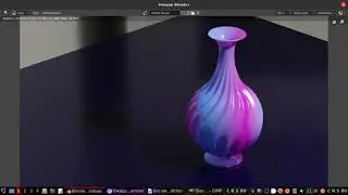 Blender 2.8: tutorial in Russian interface for beginners. rainbow vase