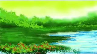 How to draw a Scenery in Microsoft Paint-3D