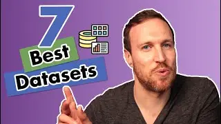 7 BEST places for FREE DATASETS to analyse / projects / practice on