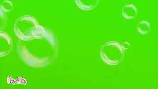 Bubble green screen | use for free