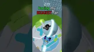 RACING MY BIGGEST fan in tower of hell...