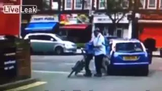 LiveLeak.com - Nine year old boy's head run over by a car