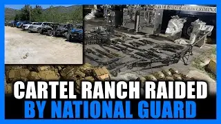 Cartel Ranch Raided By National Guard. Armored Vehicles, Tactical Equipment, Machinery Seized
