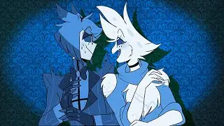 TALK WITH ME PART 2 -  ALASTOR X ANGELDUST (Hazbin Hotel Comic Dub)