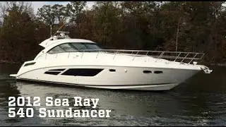 2012 Sea Ray 540 Sundancer Boat For Sale at MarineMax Lake Ozark