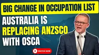 Shocking News | Australia’s Big Change to ANZSCO Occupation List
