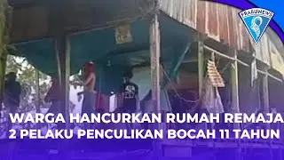 Warga Hancurkan Rumah Remaja Makassar yang Bunuh Bocah untuk Dijual Organnya